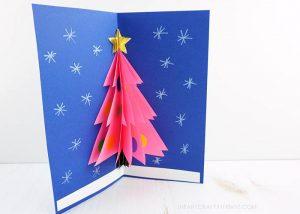 How To Make A 3D Christmas Card - I Heart Crafty Things