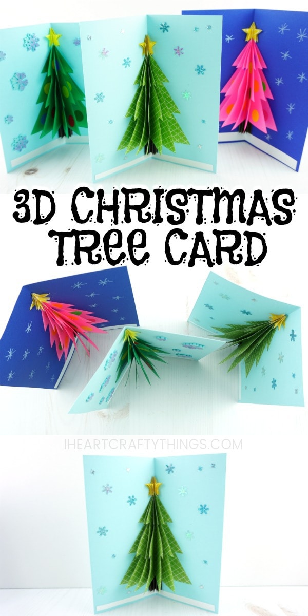 homemade 3d christmas cards