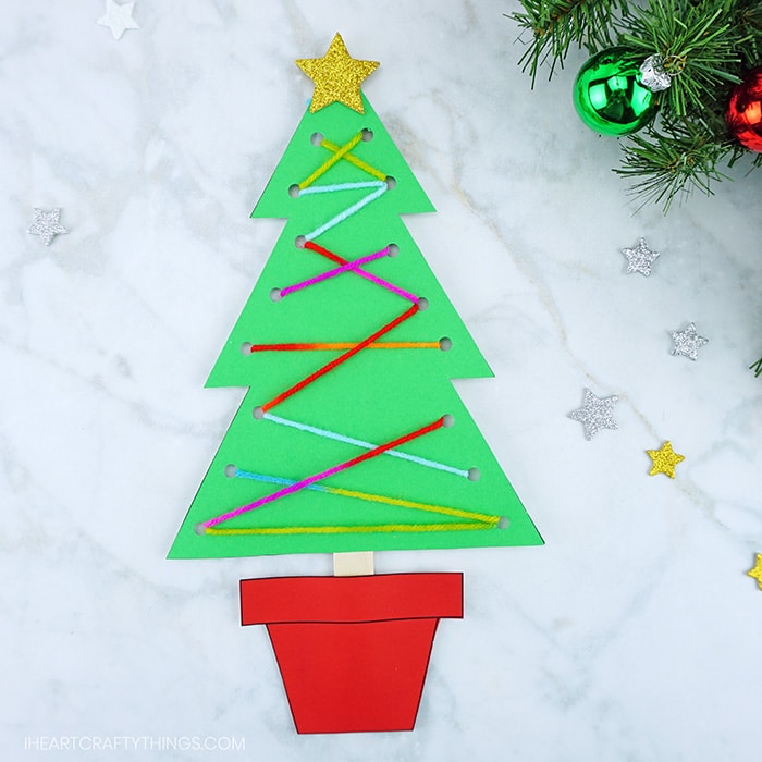 fine motor christmas tree craft 2 resized