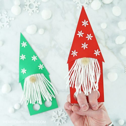 These Gnome Craft Finger Puppets Are Awesome - I Heart Crafty Things