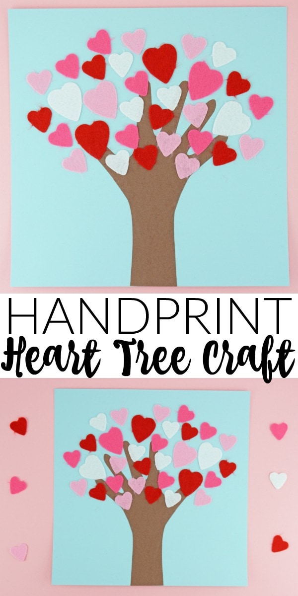 How To Make A Valentine's Day Tree Craft - I Heart Crafty Things