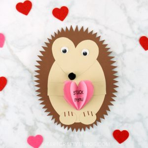 hedgehog valentine plush