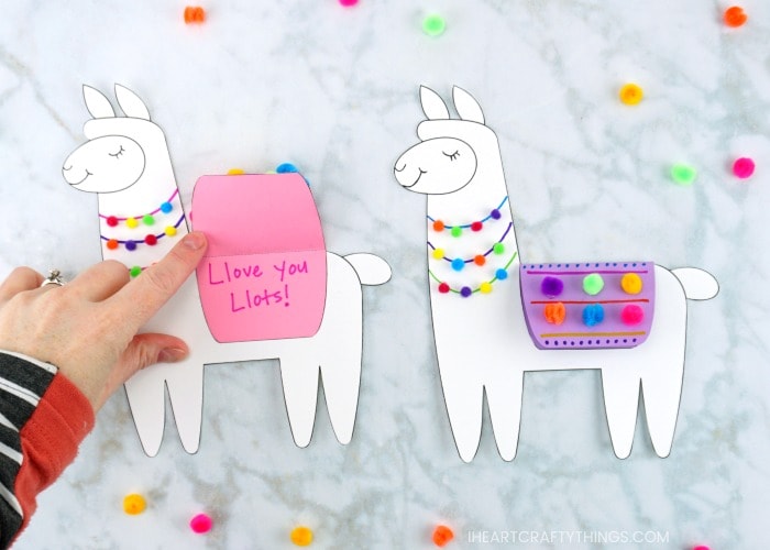 llama valentine craft 6