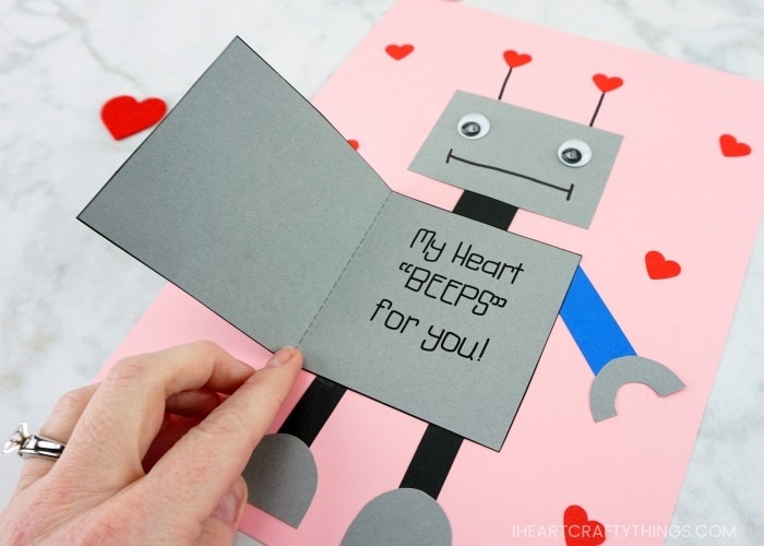 Valentine robot hot sale craft