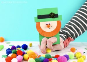How To Make Awesome Leprechaun Finger Puppets - I Heart Crafty Things