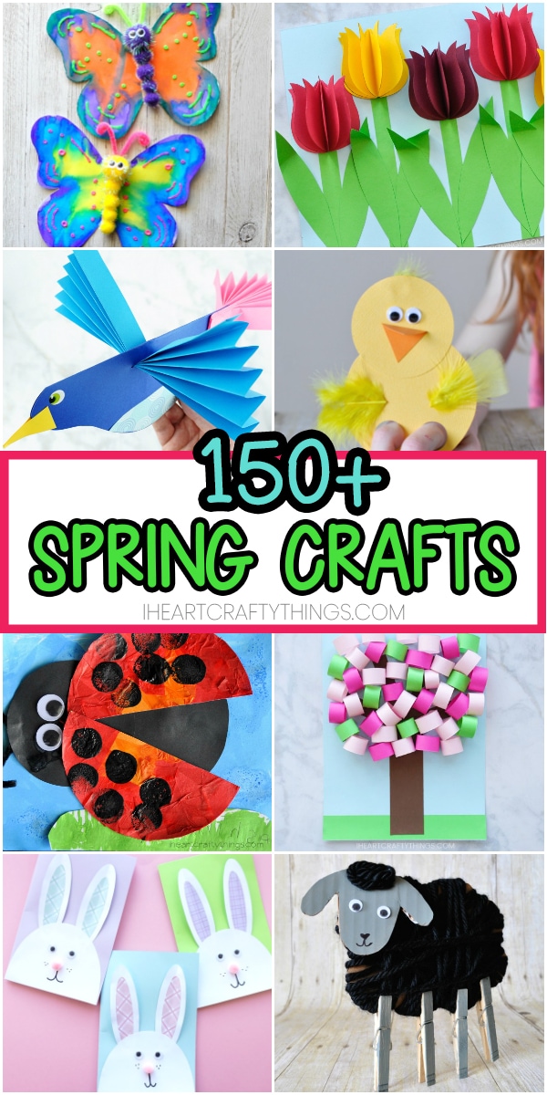 spring crafts for kids PIN