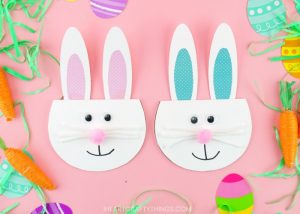 How To Make A Simple Easter Bunny Card - I Heart Crafty Things