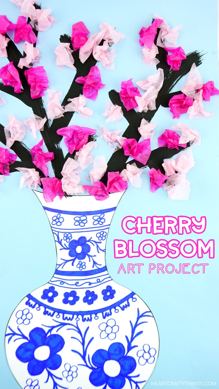 cherry blossom art project PIN 2