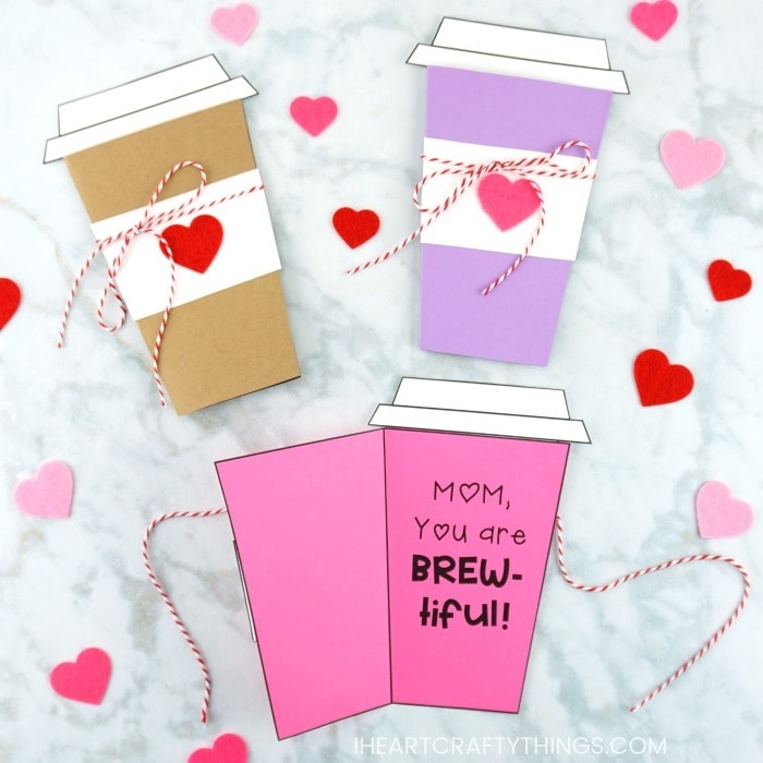 Mother's Day Coffee Card Template