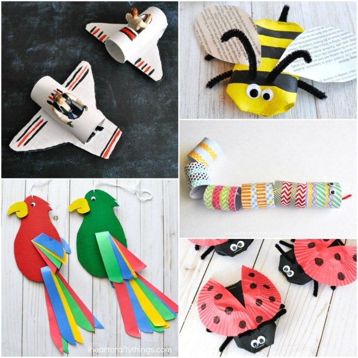 art and craft ideas for kids using recycled materials