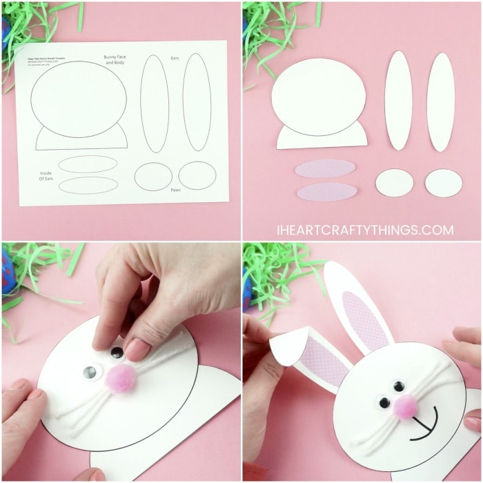 paper plate easter egg wreath 9