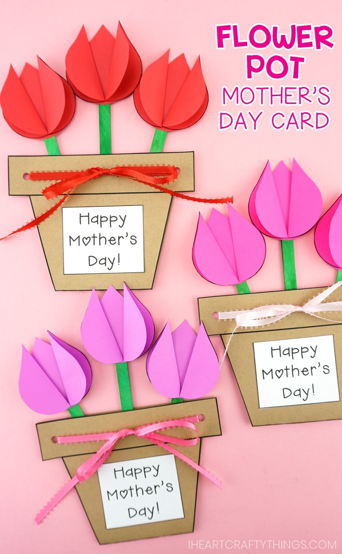 Mother s Day Flower Pot Craft Easy Gift For Kids To Make For Mom I 
