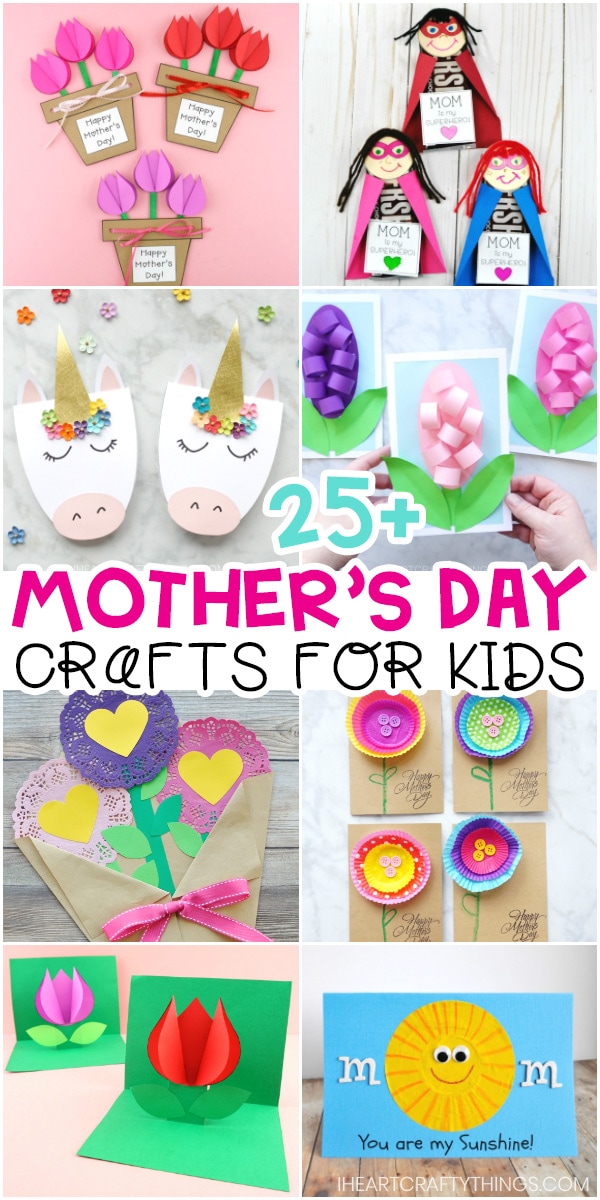 Mother's Day Crafts for Kids - The Realistic Mama  Mothers day crafts for  kids, Mothers day crafts, Mother's day diy