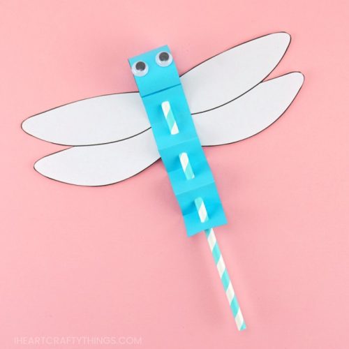 Dragonfly Craft Template Easy Paper Craft For Kids! I Heart Crafty