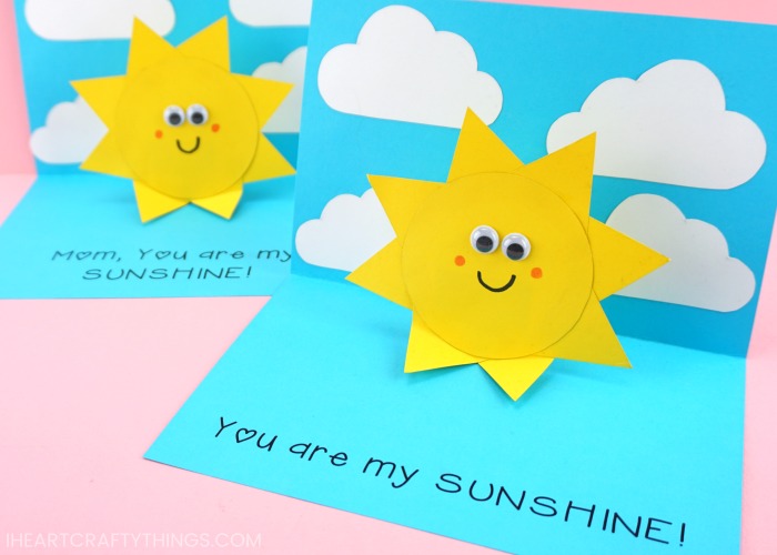 You Are My Sunshine' Birthday - DIY Quick and Easy Patterned Paper Covered Clothes  Pins - This Grateful Mama