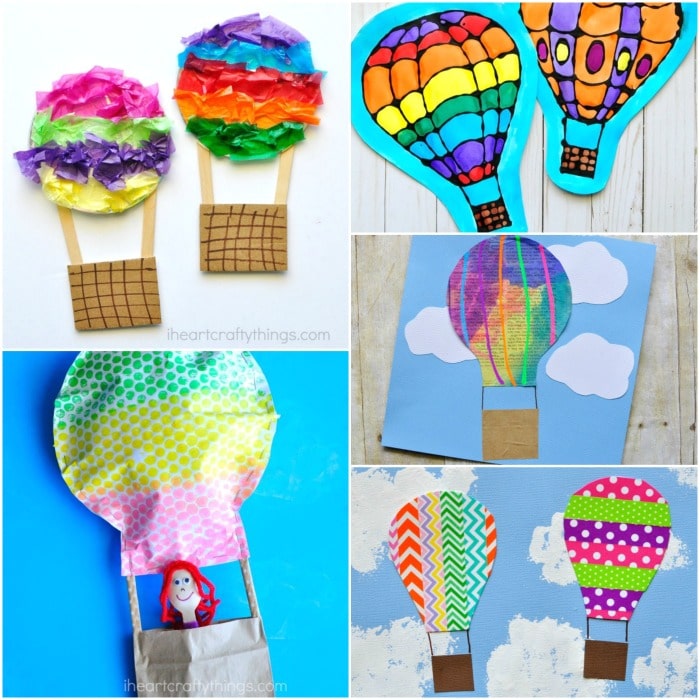 hot air balloon summer crafts