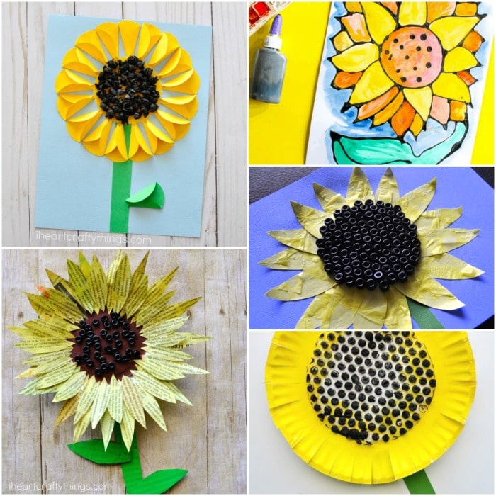 sunflower summer crafts