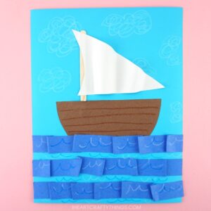 Easy Paper Boat Craft For Kids - Fun Summer Craft Idea With Template ...