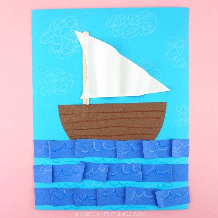 sailboat craft for toddlers