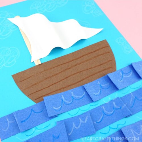 Easy Paper Boat Craft For Kids - Fun Summer Craft Idea With Template