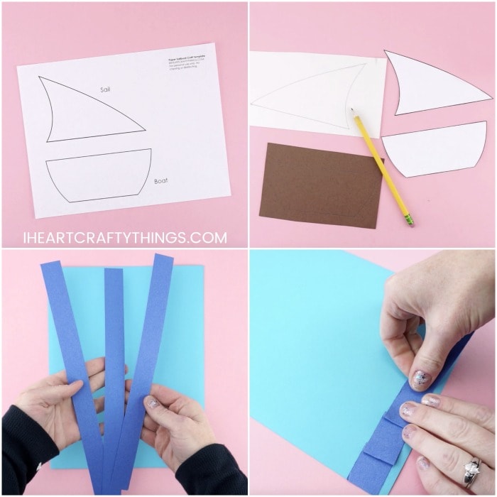 Download Easy Paper Boat Craft For Kids Fun Summer Craft Idea With Template I Heart Crafty Things