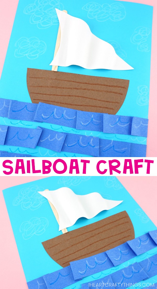 sailboat craft PIN COLLAGE