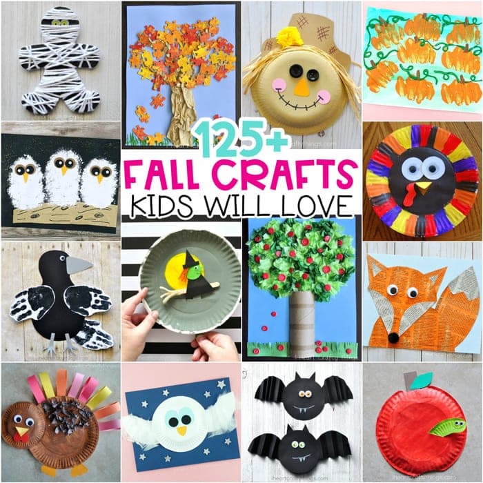 50 Easy Fall Crafts for Kids - Autumn Craft Ideas for Kids 2023