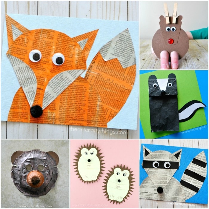 fall woodland animals