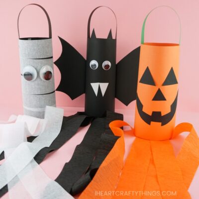 Halloween Windsocks -Make A Jack-o-Lantern, Witch, Bat, Mummy Or Ghost ...