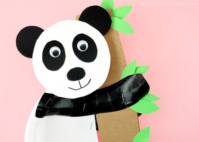 paper plate panda bear craft 2