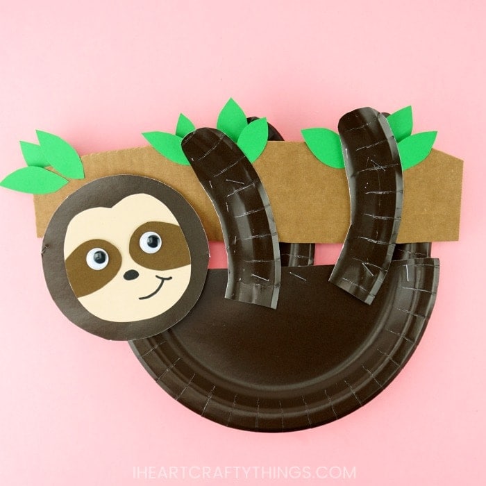 paper plate monkey