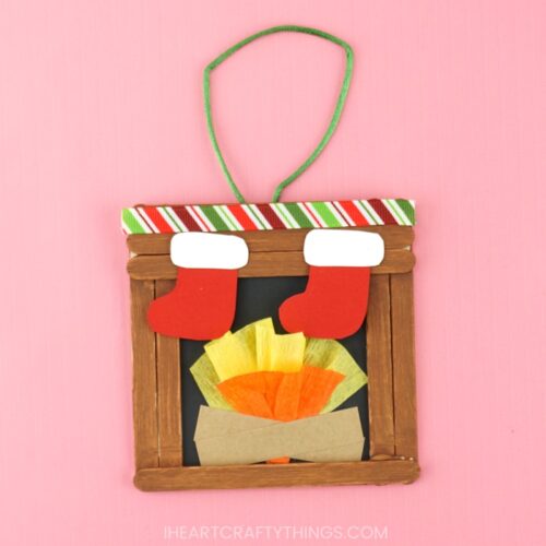 Fireplace Craft Ornament I Heart Crafty Things