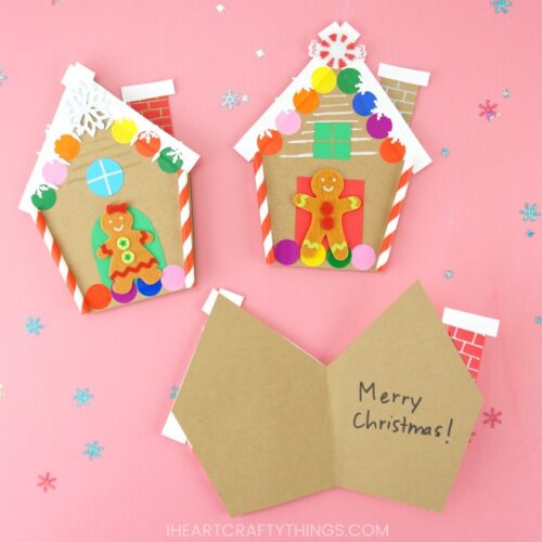 Gingerbread House Card - I Heart Crafty Things