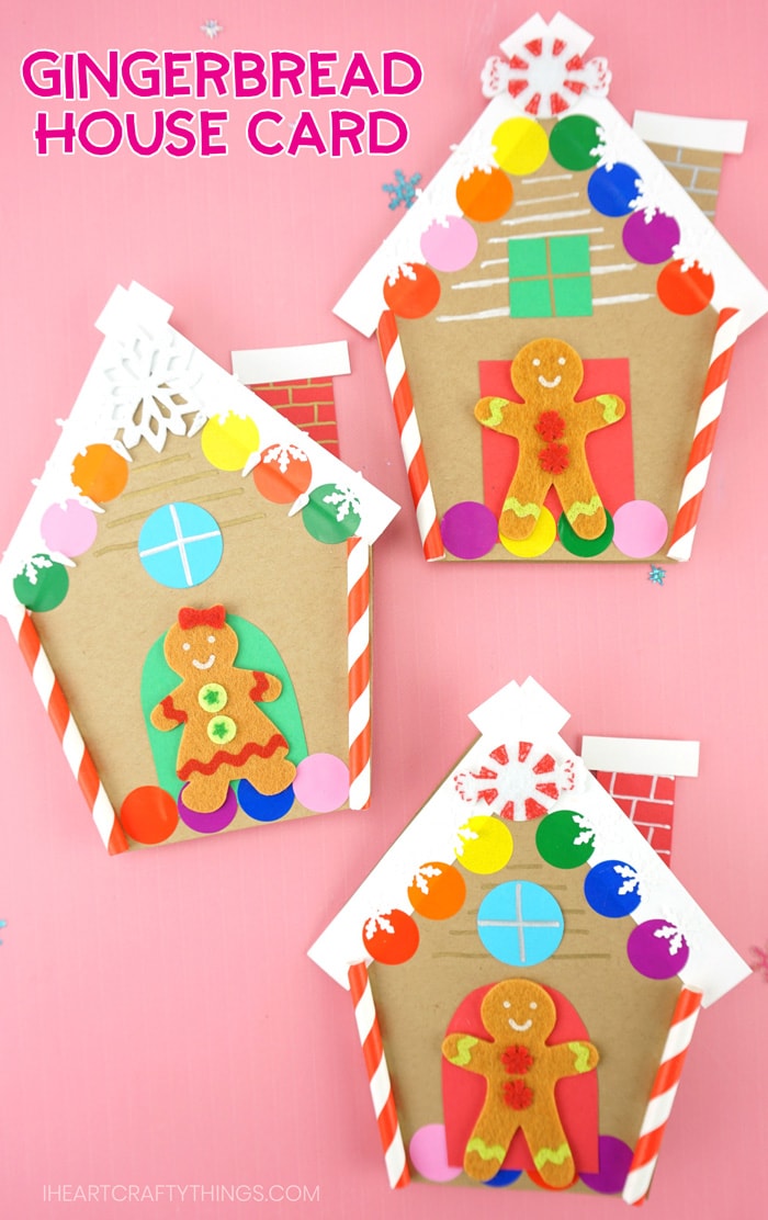 gingerbread house card PIN 1