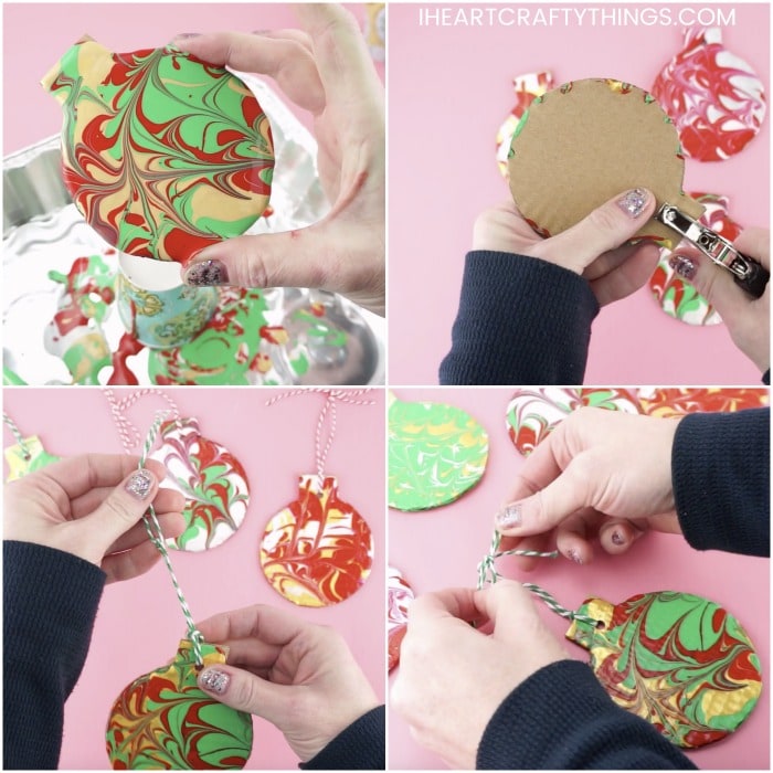 marble christmas ornaments 9