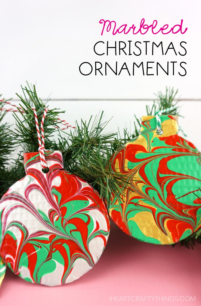 marble christmas ornaments PIN 1