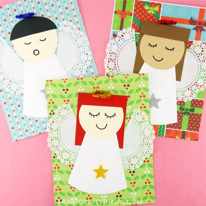 How To Make Paper Angels - I Heart Crafty Things