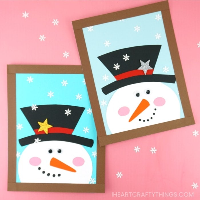 Paper Bowl Snowman Craft - I Heart Crafty Things