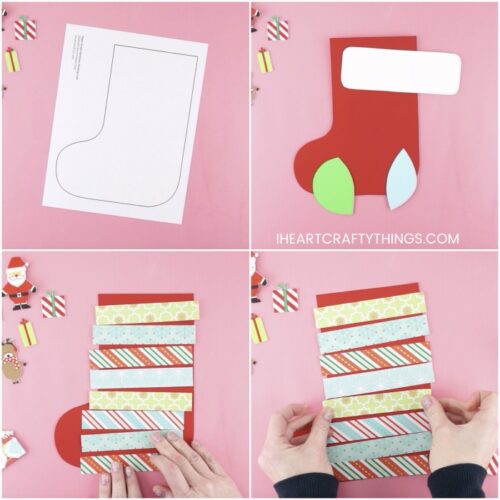 Christmas Stocking Craft - I Heart Crafty Things