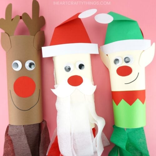 Christmas Windsock Craft - I Heart Crafty Things