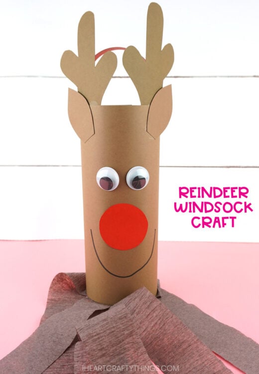 Christmas Windsock Craft - I Heart Crafty Things