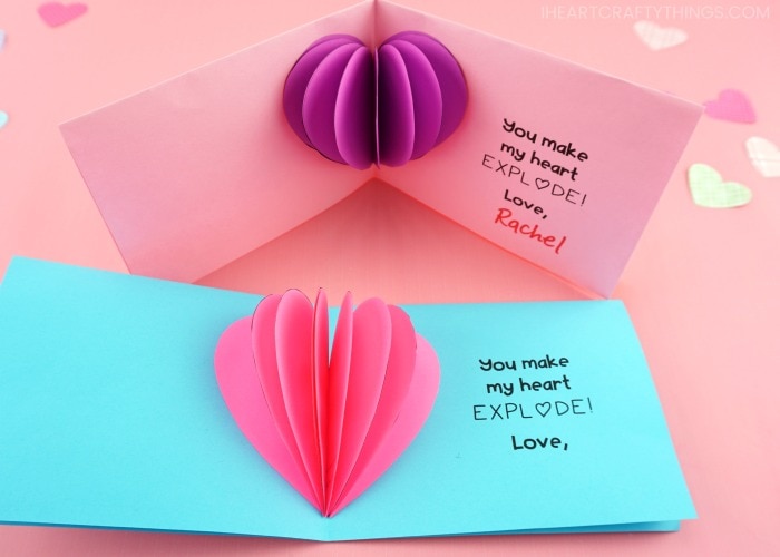 3d heart card 3