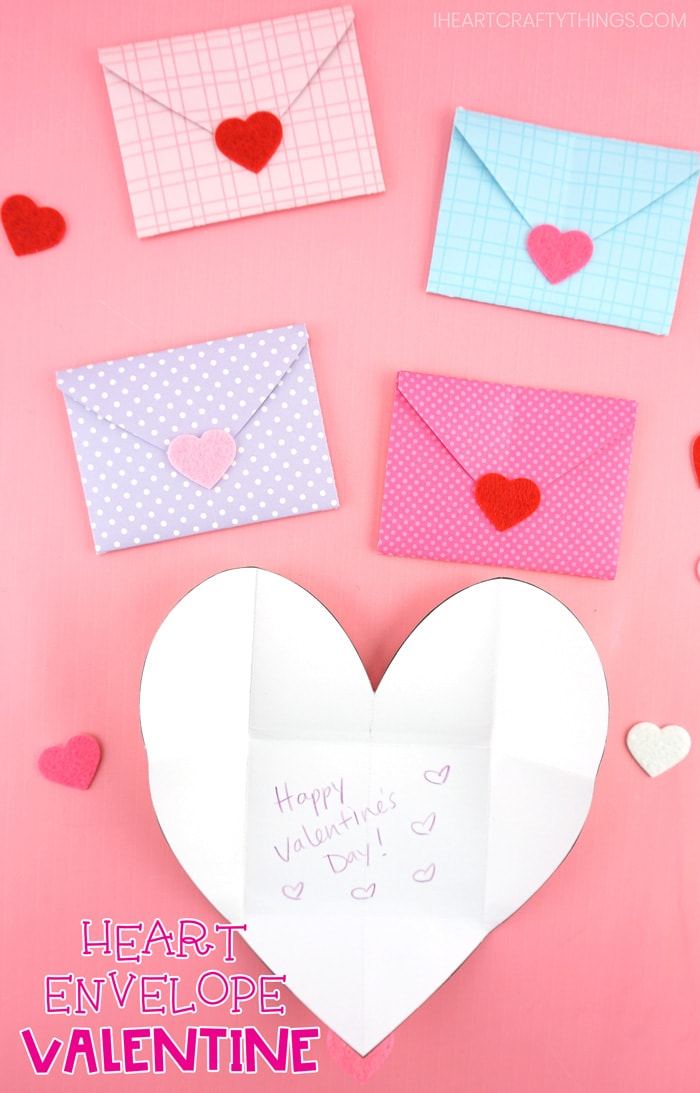 Download How To Make A Heart Envelope I Heart Crafty Things