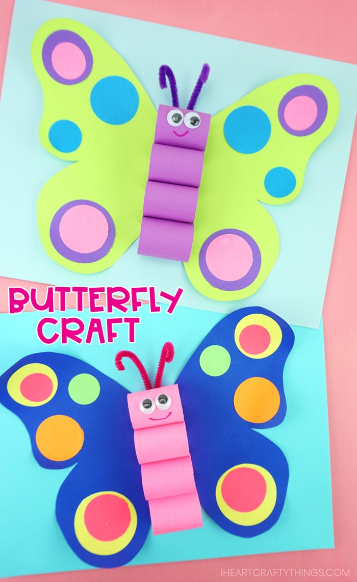 how to make paper butterfly cutouts