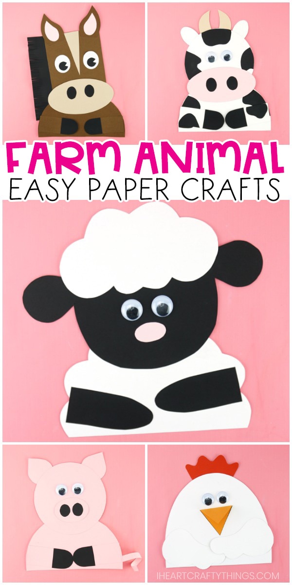 Farm Animal Crafts - I Heart Crafty Things
