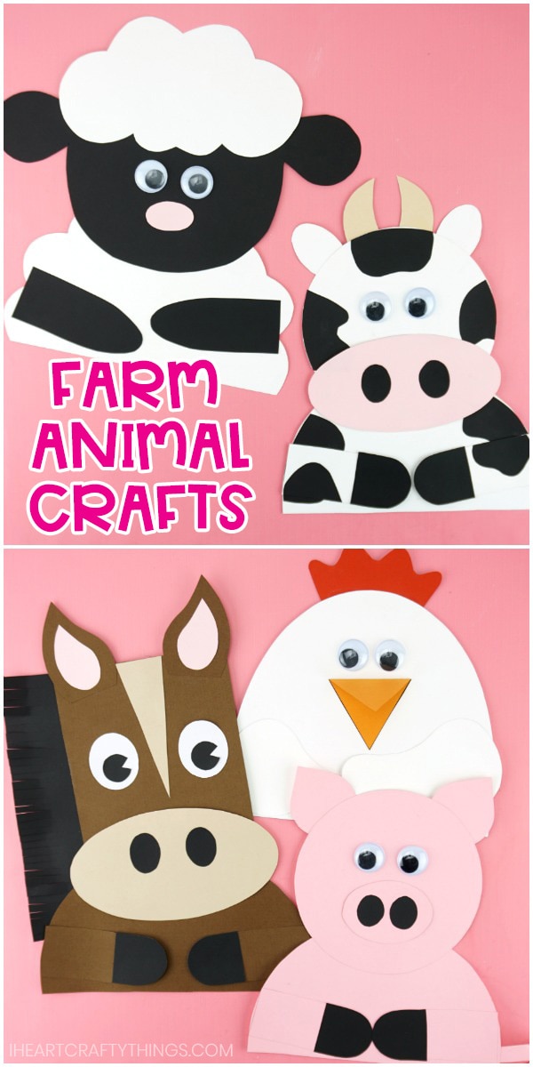 Farm Animal Crafts - I Heart Crafty Things