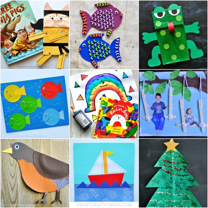 Children&039s Book Crafts - I Heart Crafty Things