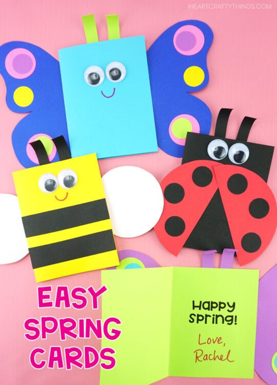 Spring Cards For Kids To Make I Heart Crafty Things