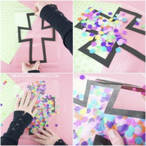 Stained Glass Cross Craft I Heart Crafty Things