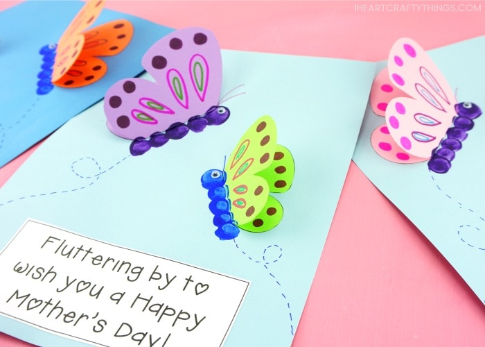 butterfly mothers day craft 3